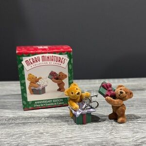Hallmark | Merry Miniatures: 25th Anniversary Edition Teddy Bear Figures